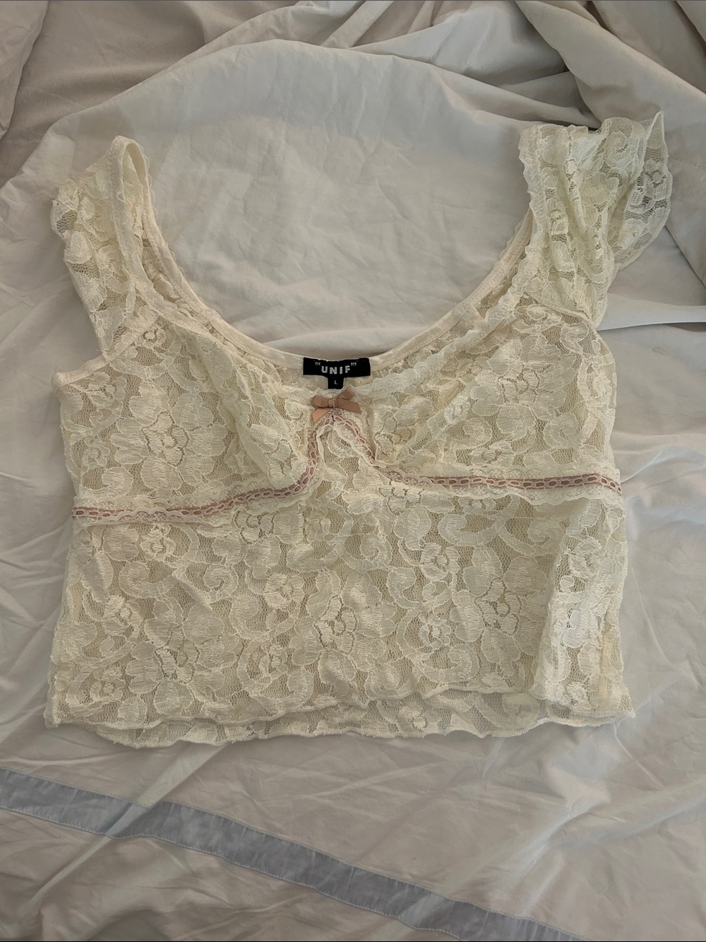 UNIF Lace Crop Top
